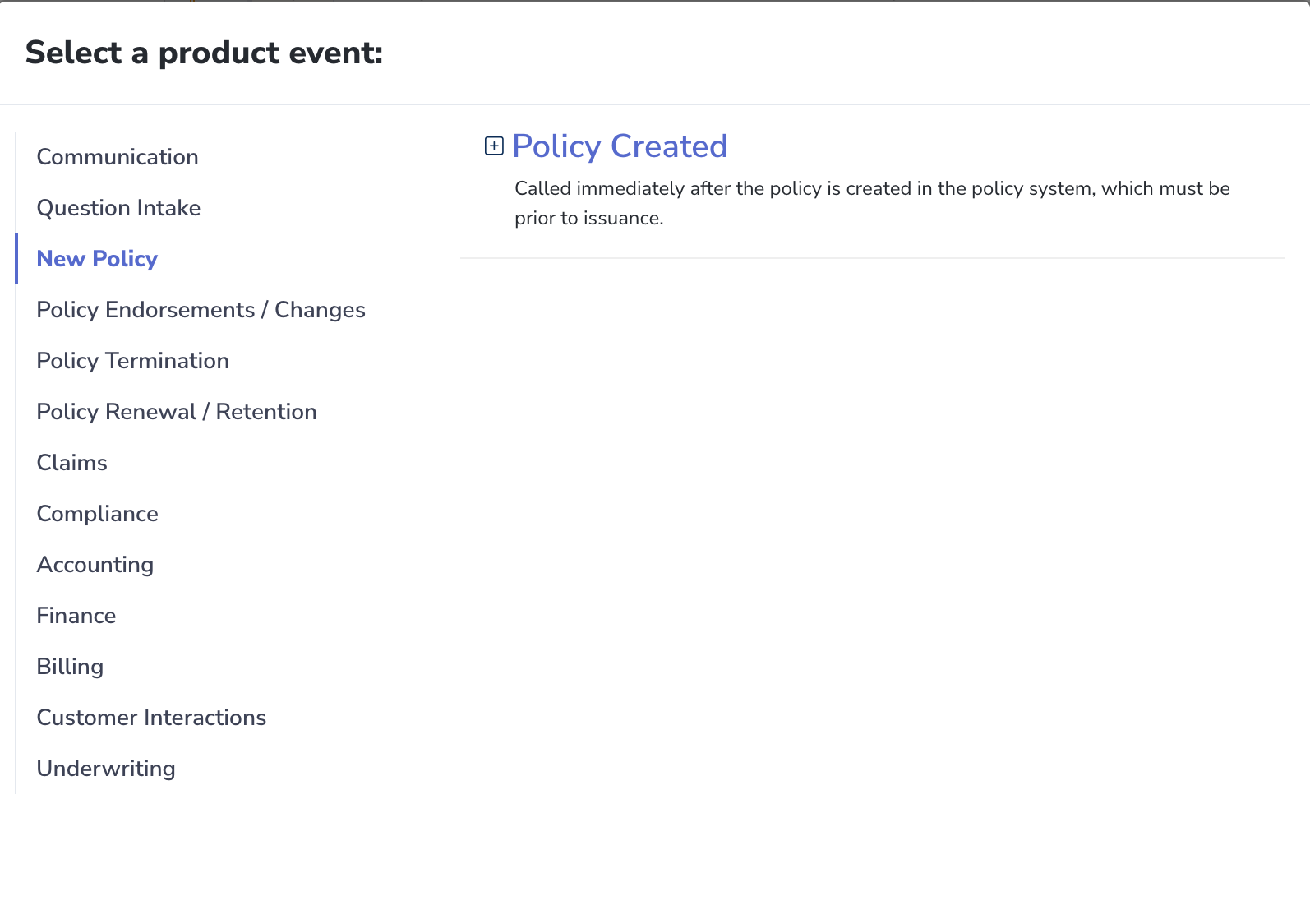 Select Events